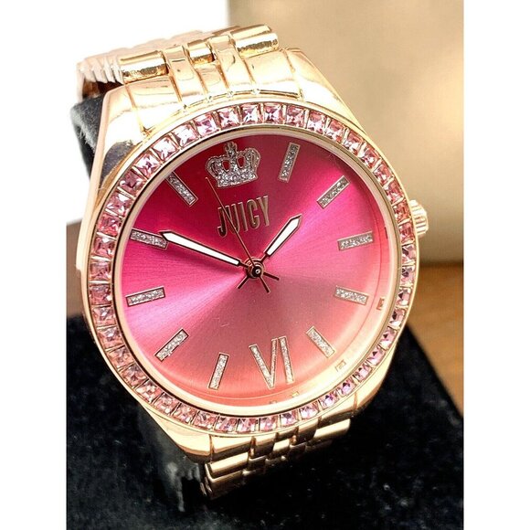 Juicy By Juicy Couture Women\'s Watch JC/5028 Quartz Pink Dial Rose Gold Steel main image 9